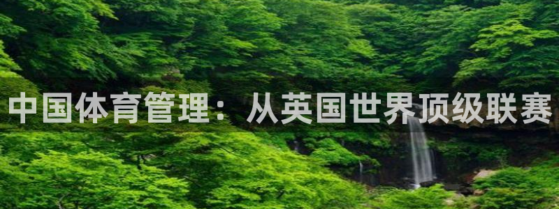 必一体育在线入口：中国体育管理：从英国世界顶级联赛