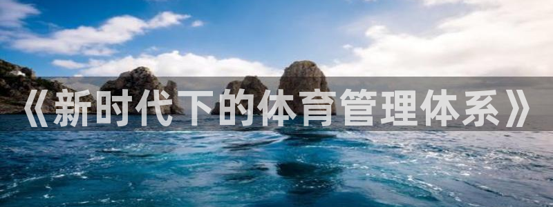 必一体育下载：《新时代下的体育管理体系》